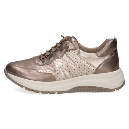 Caprice 9-23753-46 366 Taupe Metallic Combi Trainers
