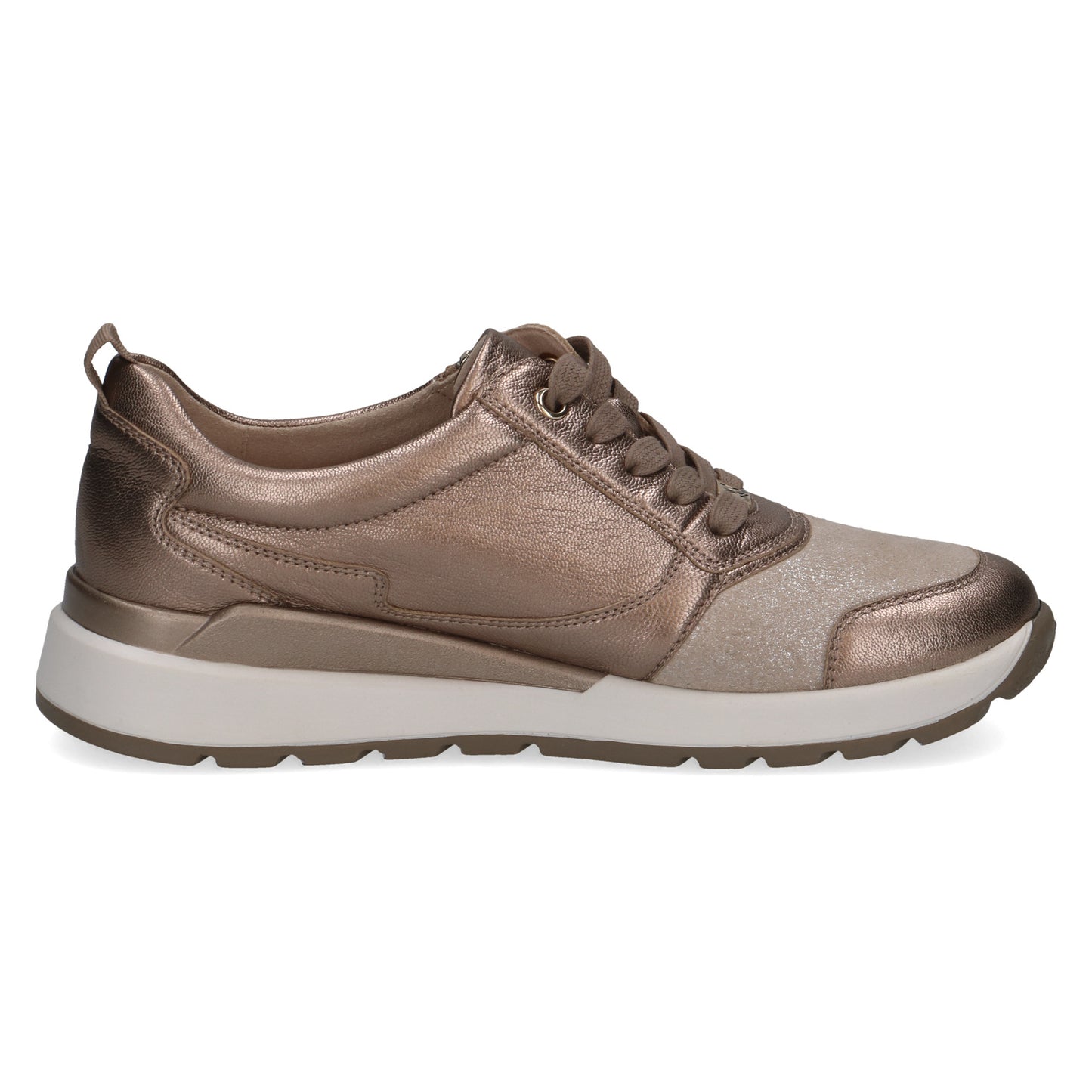 Caprice 9-23760-46 366 Taupe Metallic Combi Trainers