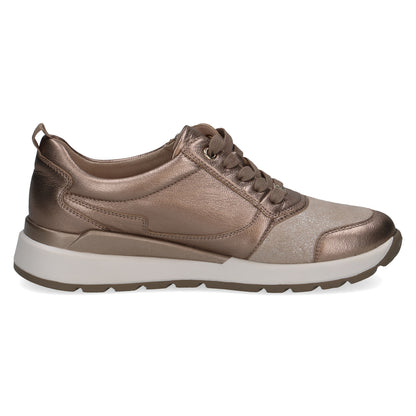 Caprice 9-23760-46 366 Taupe Metallic Combi Trainers