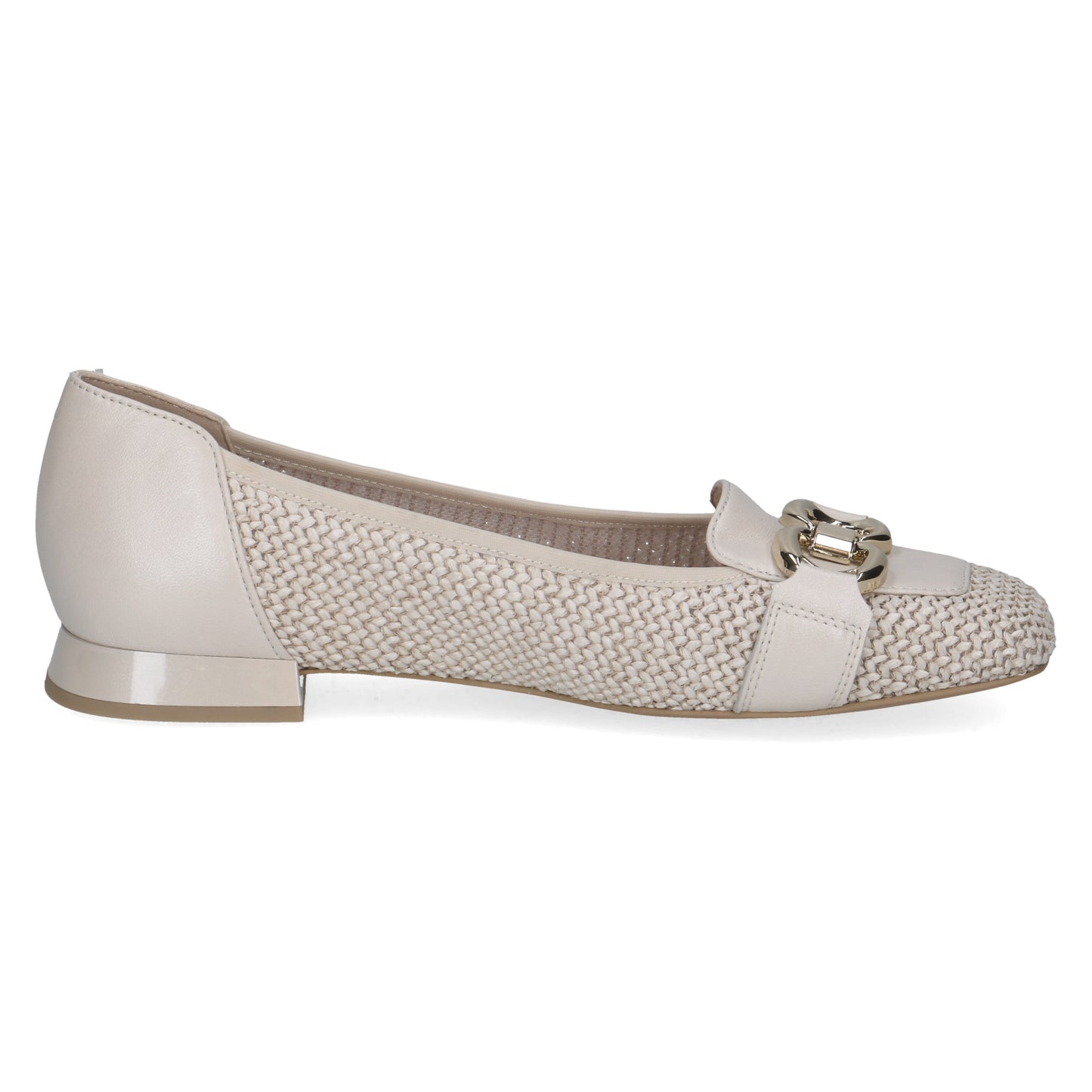 Caprice 9-24201-46 199 Off White & Beige Combi G Fit Slip On Shoes