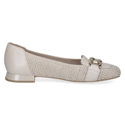 Caprice 9-24201-46 199 Off White & Beige Combi G Fit Slip On Shoes