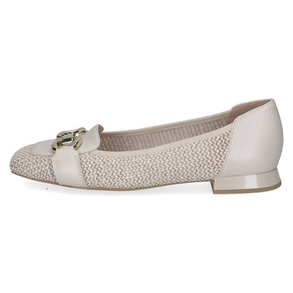 Caprice 9-24201-46 199 Off White & Beige Combi G Fit Slip On Shoes