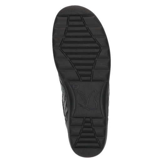 Caprice 9-24656-43-014 Black Croc Velcro Shoes