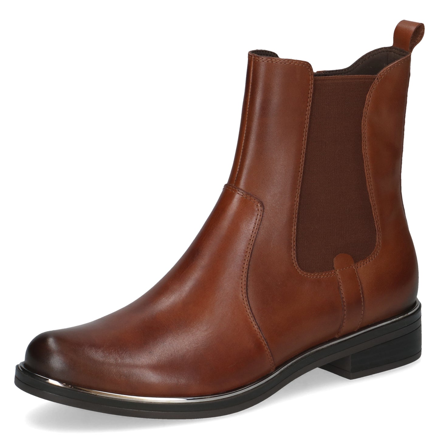Caprice 9-25304-41 303 Cognac Tan Nappa Ankle Boots