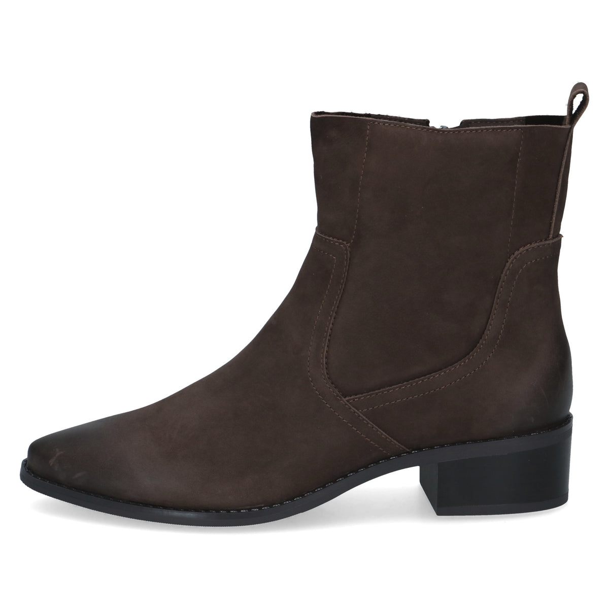 Caprice 9-25310-47 344 Dark Brown Nubuck Ankle Boots
