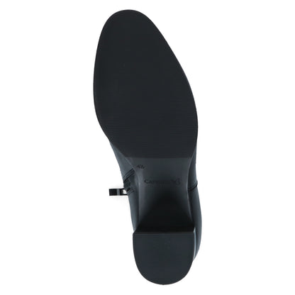 Caprice 9-25314-47 022 Black Nappa Block Heel Ankle Boots