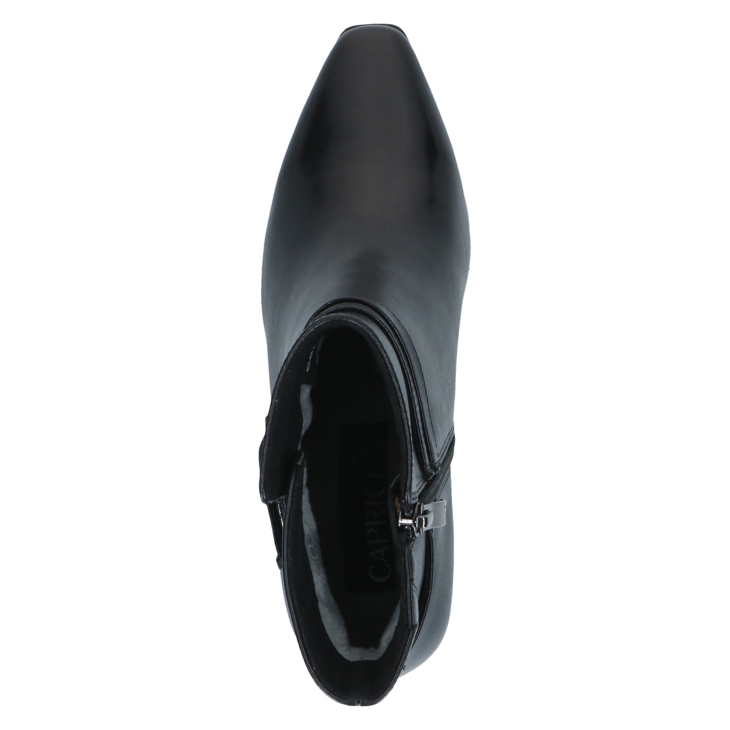 Caprice 9-25317-47 022 Black Nappa Block Heel Ankle Boots