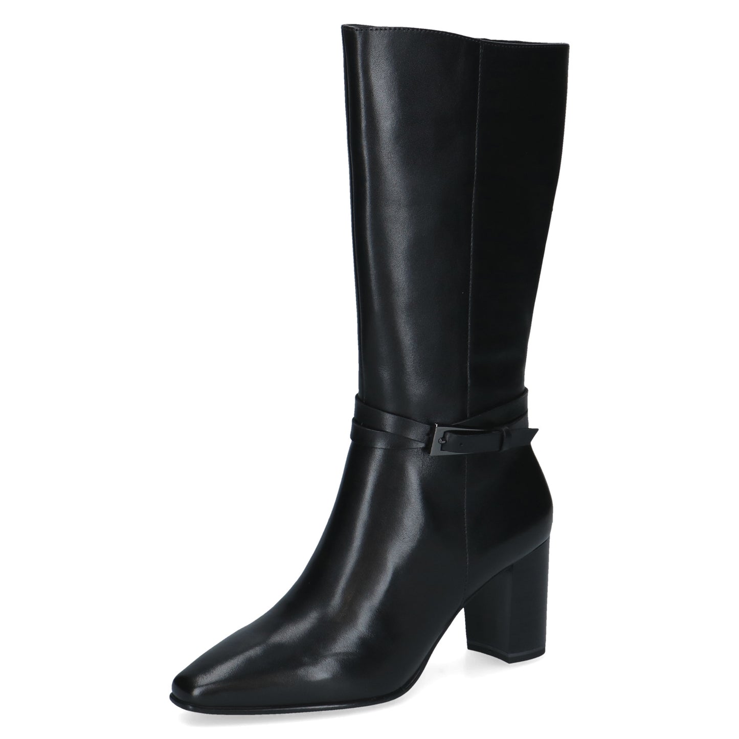 Caprice 9-25318-47 022 Black Nappa Long Boots with Heel