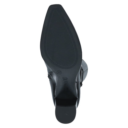 Caprice 9-25318-47 022 Black Nappa Long Boots with Heel