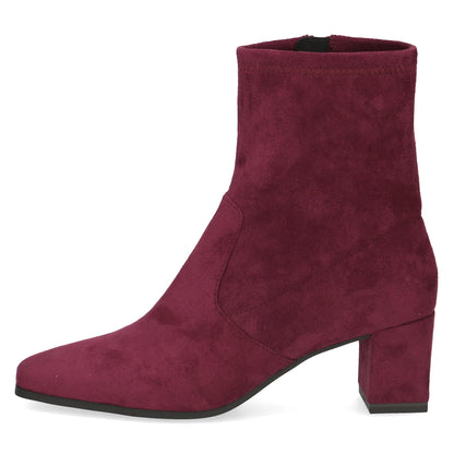Caprice 9-25354-41 514 Bordeaux Stretch Ankle Boots