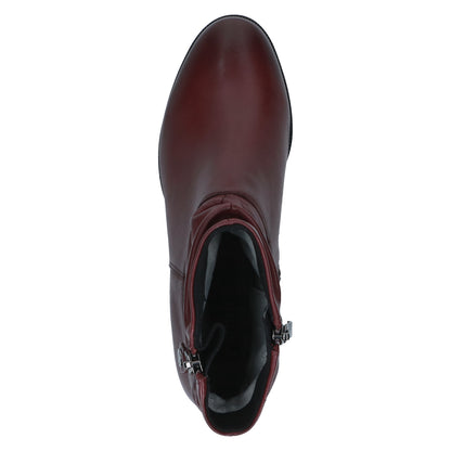 Caprice 9-25368-47 540 Bordeaux Nappa Ankle Boots