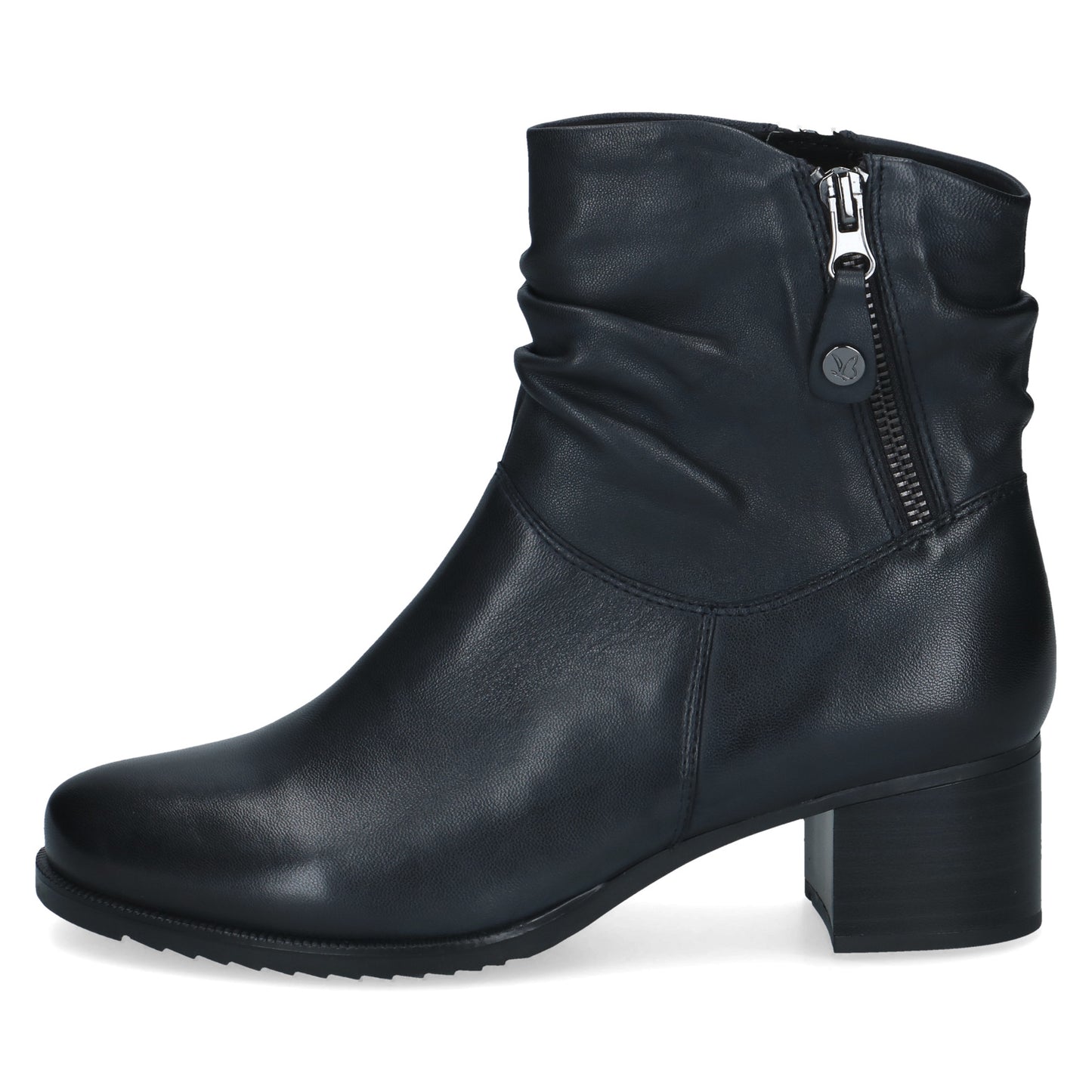 Caprice 9-25368-47 855 Ocean Navy Nappa Ankle Boots