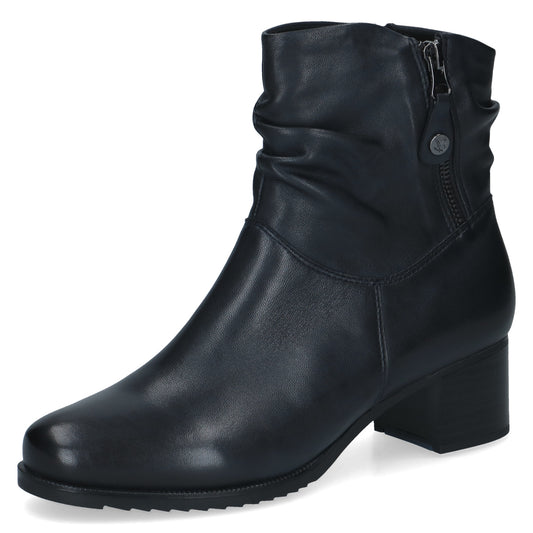 Caprice 9-25368-47 855 Ocean Navy Nappa Ankle Boots