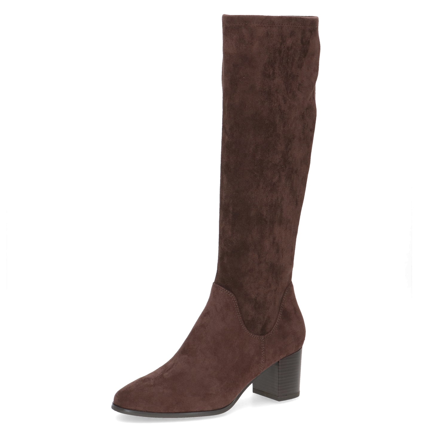 Caprice 9-25503-45 302 Dark Brown Stretch Knee High Boots
