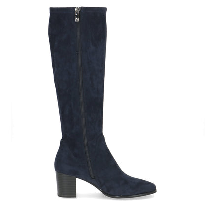 Caprice 9-25503-45 870 Navy Stretch Knee High Boots