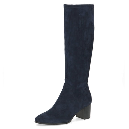 Caprice 9-25503-45 870 Navy Stretch Knee High Boots