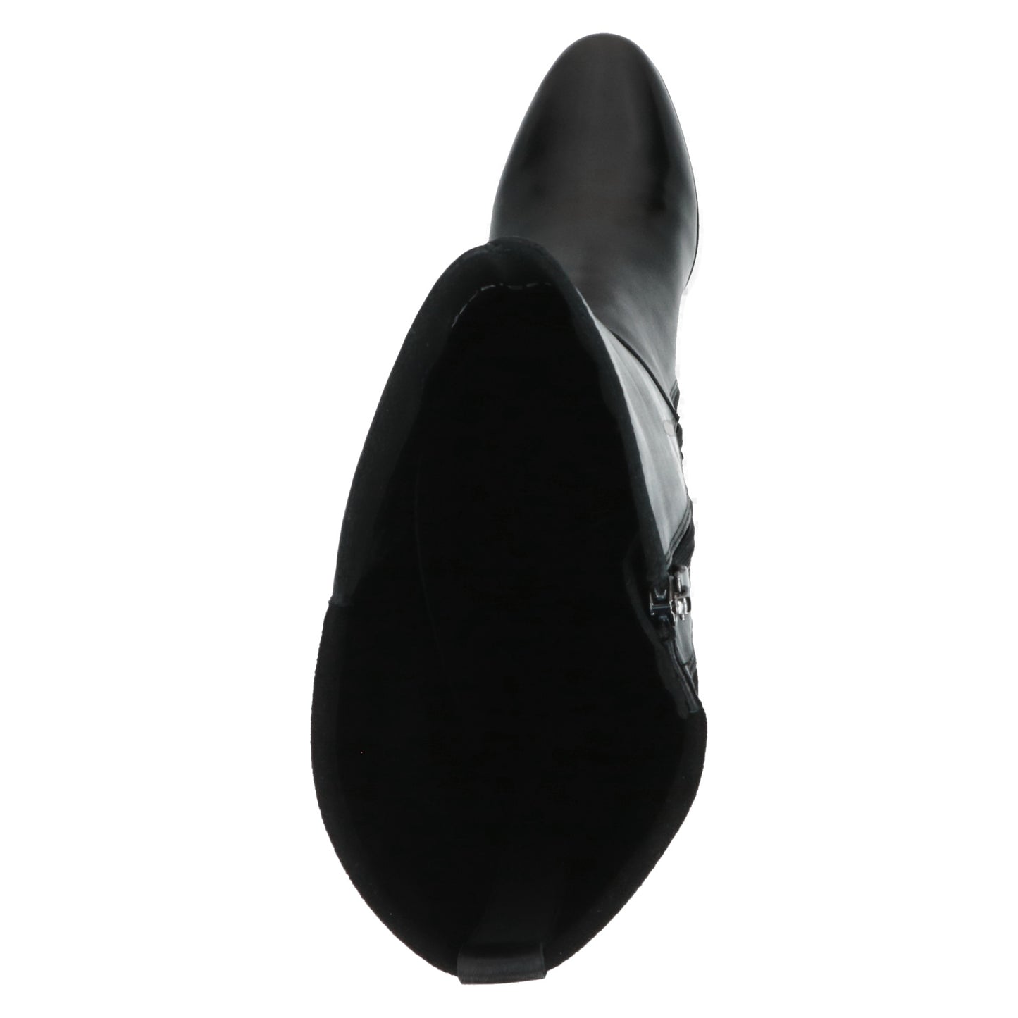 Caprice 9-25504-47 019 Black Combi Long Boots with Block Heel