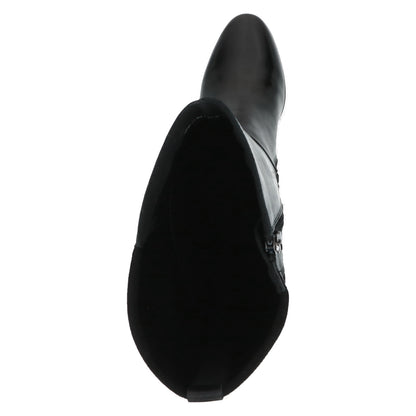 Caprice 9-25504-47 019 Black Combi Long Boots with Block Heel