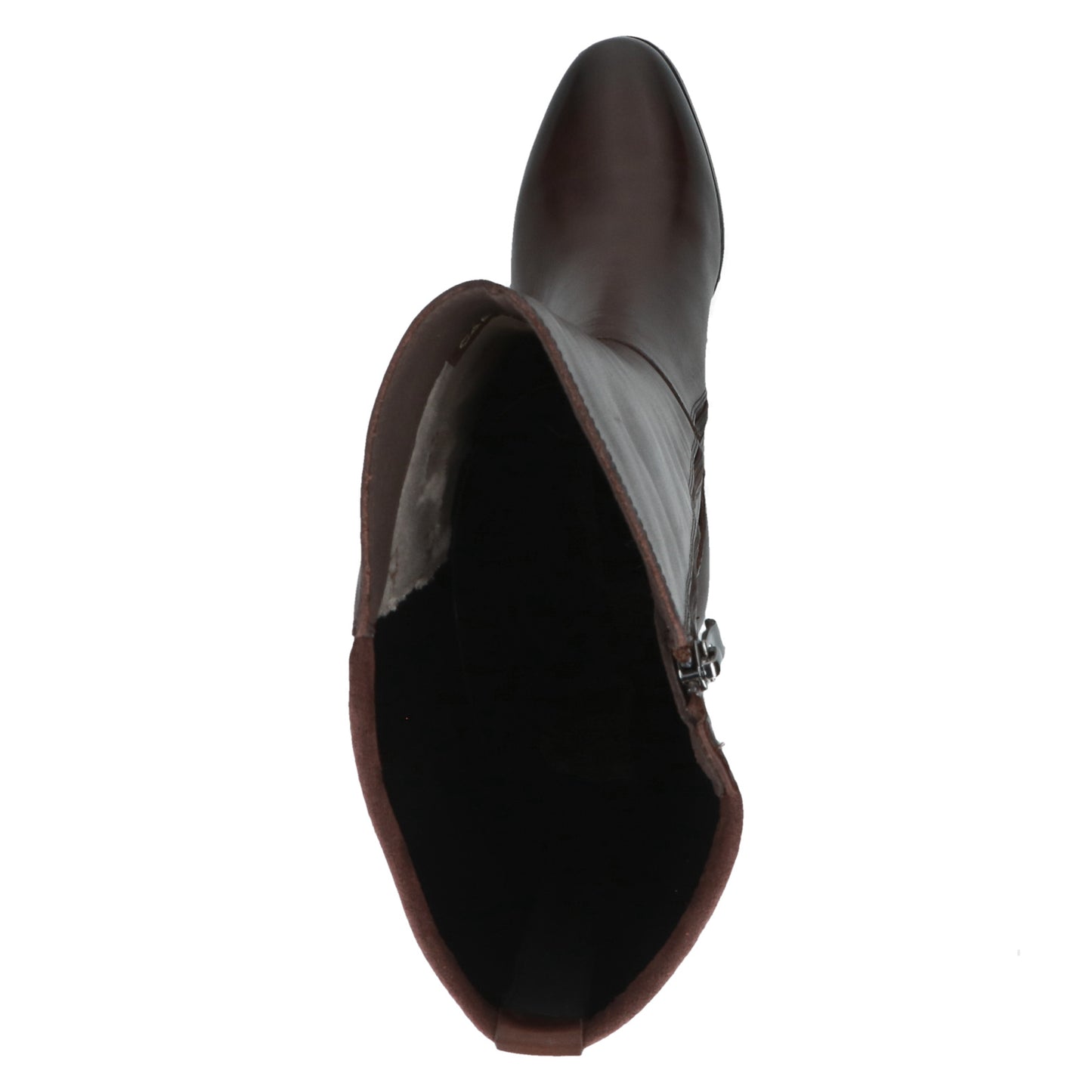 Caprice 9-25504-47 329 Dark Brown Combi Long Boots with Block Heel