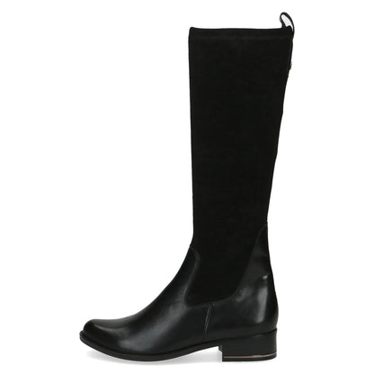 Caprice 9-25514-41 019 Black Combi Knee High Boots