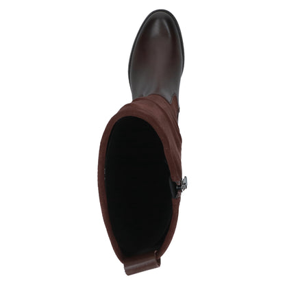 Caprice 9-25514-41 329 Dark Brown Combi Knee High Boots