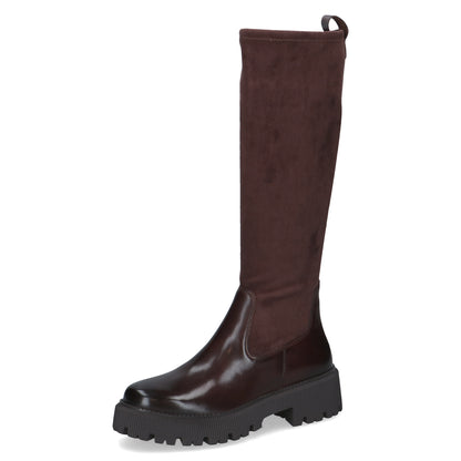 Caprice 9-26509-43 329 Dark Brown Combi Long Boots