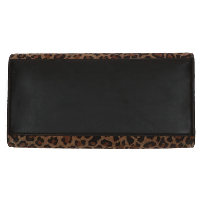 Peter Kaiser 9-69043-44 390 Brown Leopard Combi Clutch