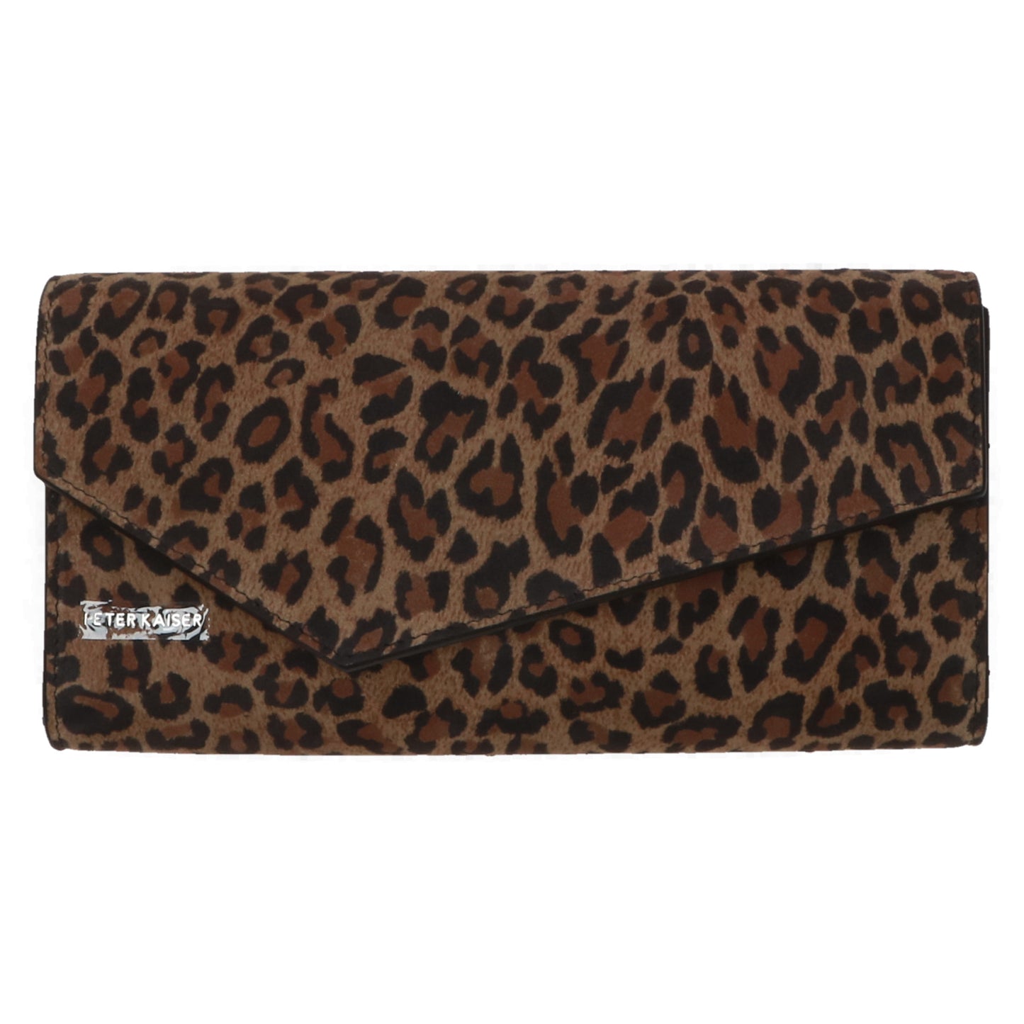 Peter Kaiser 9-69043-44 390 Brown Leopard Combi Clutch