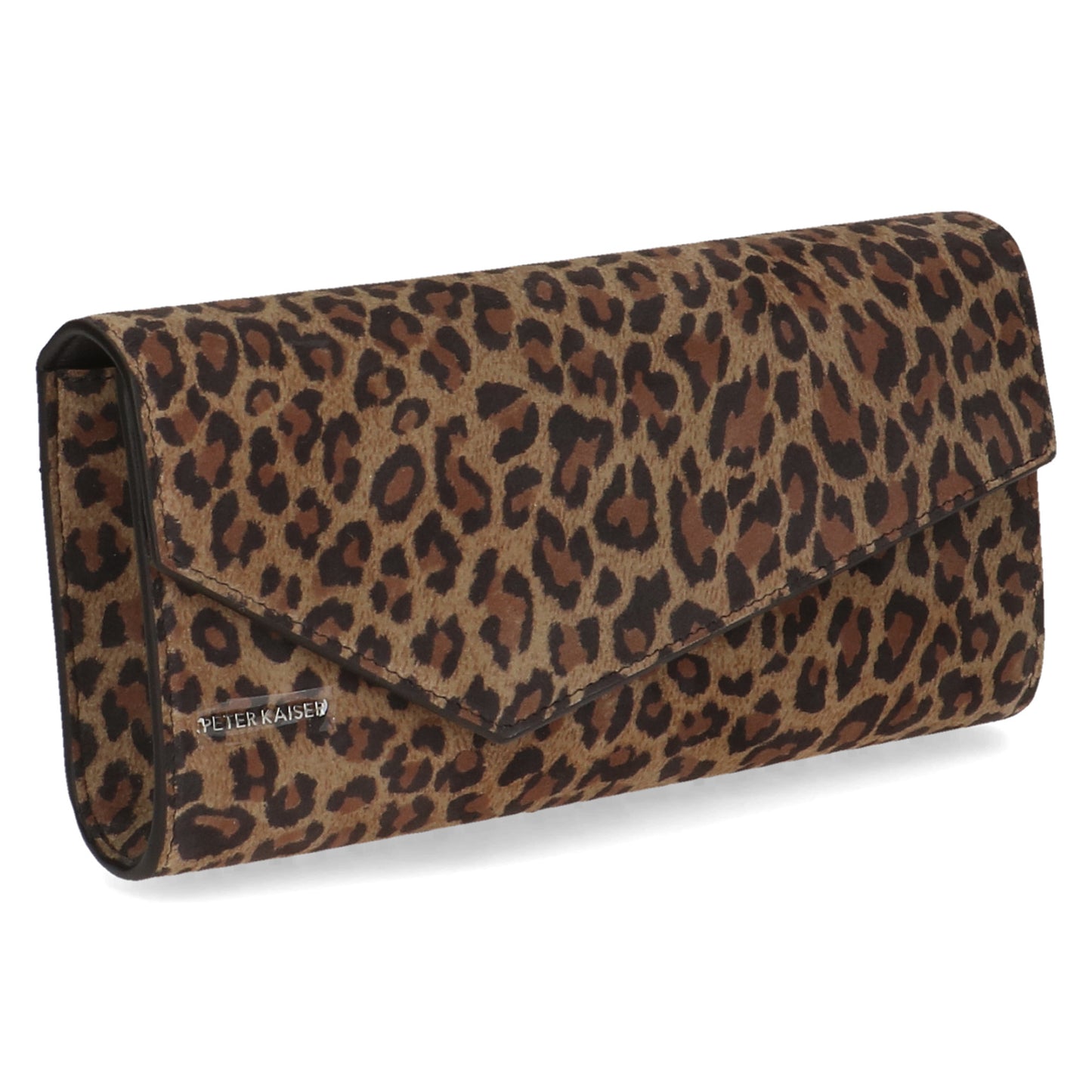 Peter Kaiser 9-69043-44 390 Brown Leopard Combi Clutch