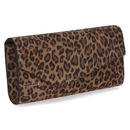 Peter Kaiser 9-69043-44 390 Brown Leopard Combi Clutch