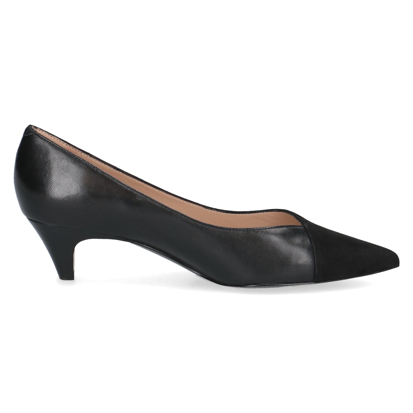 Peter Kaiser 9-72441-45-019 Black Suede & Leather Combi Heels