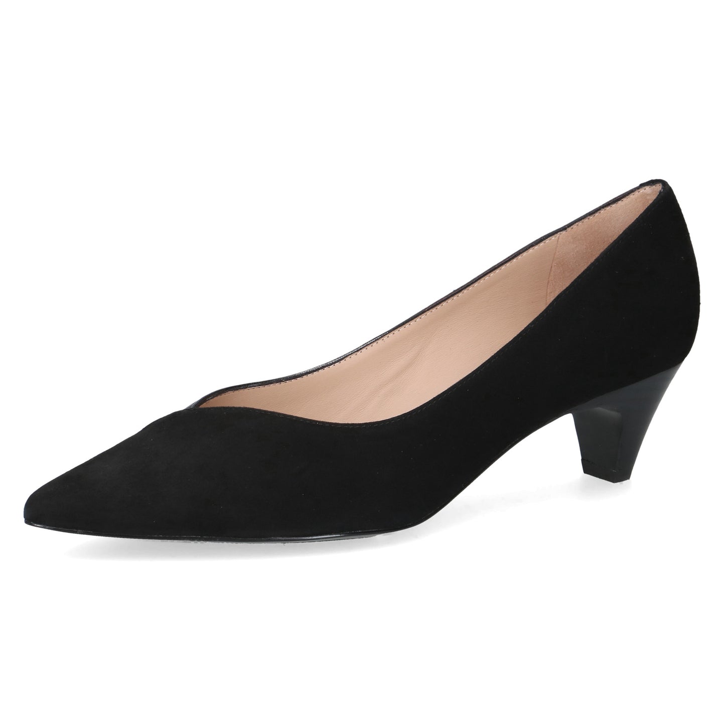 Peter Kaiser 9-72441-45-019 Black Suede & Leather Combi Heels