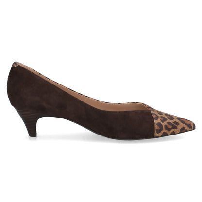 Peter Kaiser 9-72441-45-390 Brown Leopard Combi Heels