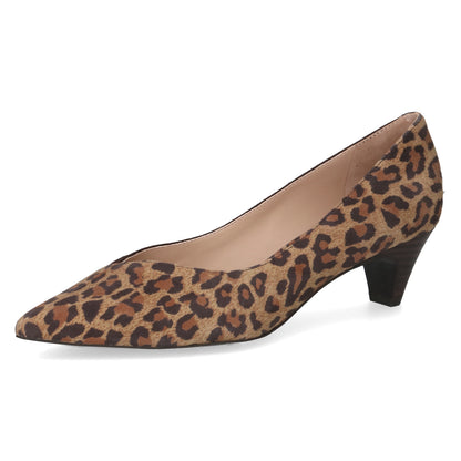 Peter Kaiser 9-72441-45-390 Brown Leopard Combi Heels