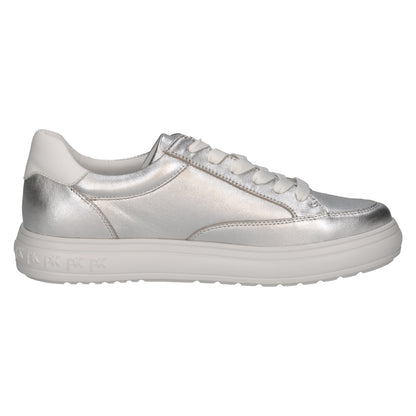 Peter Kaiser 9-73742-44-968 Silver/White Lace Trainers