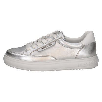 Peter Kaiser 9-73742-44-968 Silver/White Lace Trainers