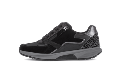 Gabor 0106.01.001 Black, Anthracite Grey & Leopard Mix Sneakers