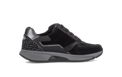 Gabor 0106.01.001 Black, Anthracite Grey & Leopard Mix Sneakers