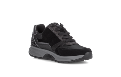 Gabor 0106.01.001 Black, Anthracite Grey & Leopard Mix Sneakers