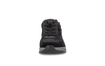 Gabor 0106.01.001 Black, Anthracite Grey & Leopard Mix Sneakers