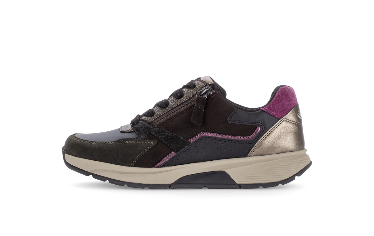 Gabor 0106.01.005 Black & Chocolate Brown Mix Sneakers