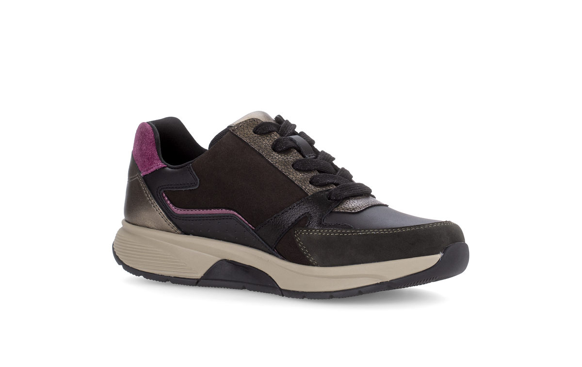 Gabor 0106.01.005 Black & Chocolate Brown Mix Sneakers
