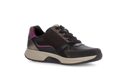 Gabor 0106.01.005 Black & Chocolate Brown Mix Sneakers
