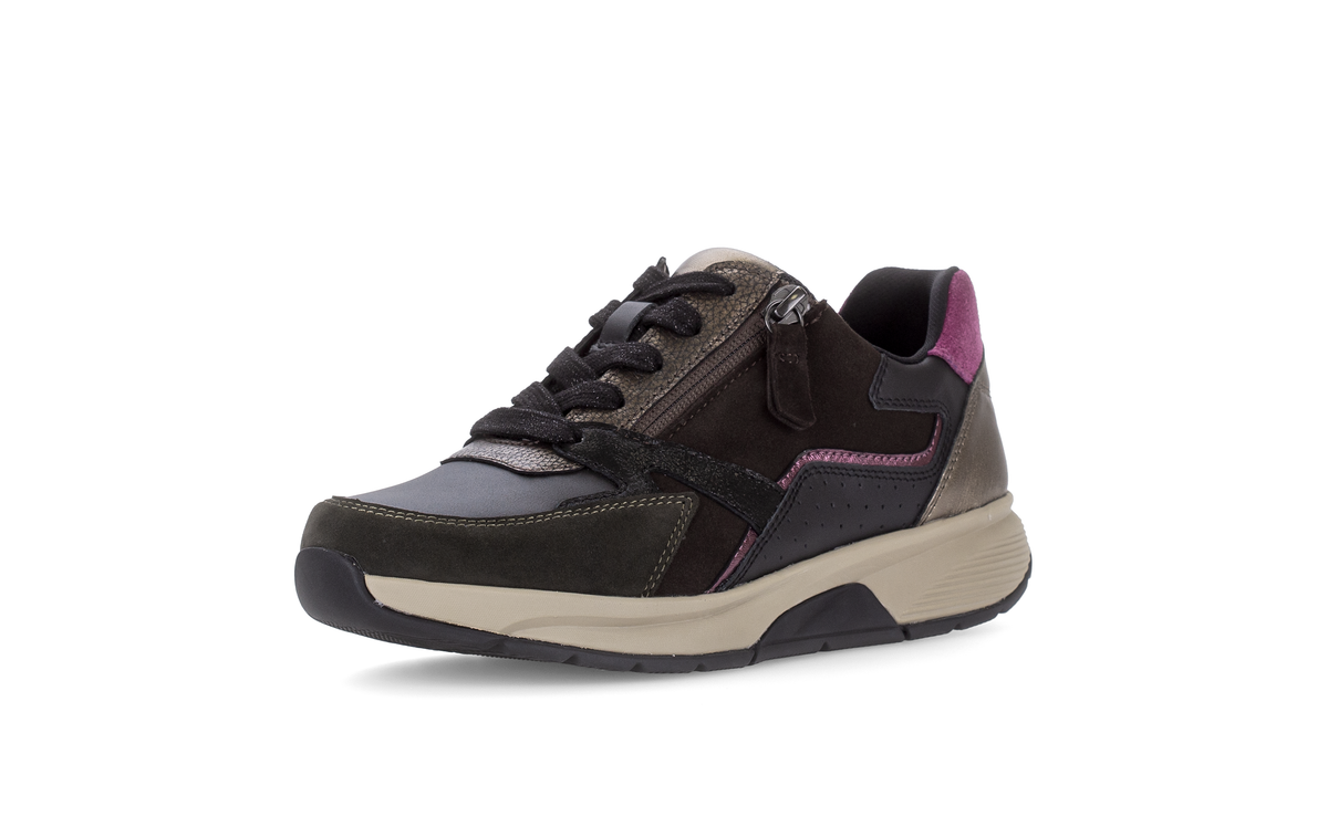 Gabor 0106.01.005 Black & Chocolate Brown Mix Sneakers