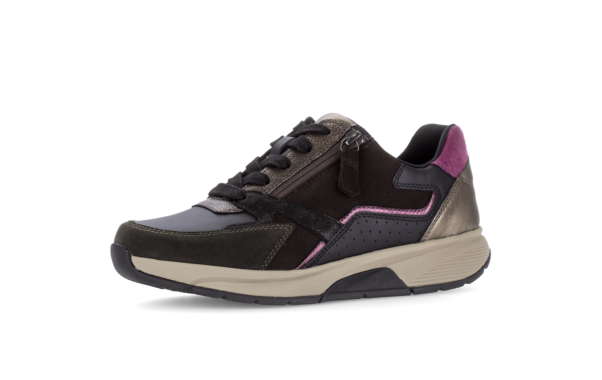 Gabor 0106.01.005 Black & Chocolate Brown Mix Sneakers