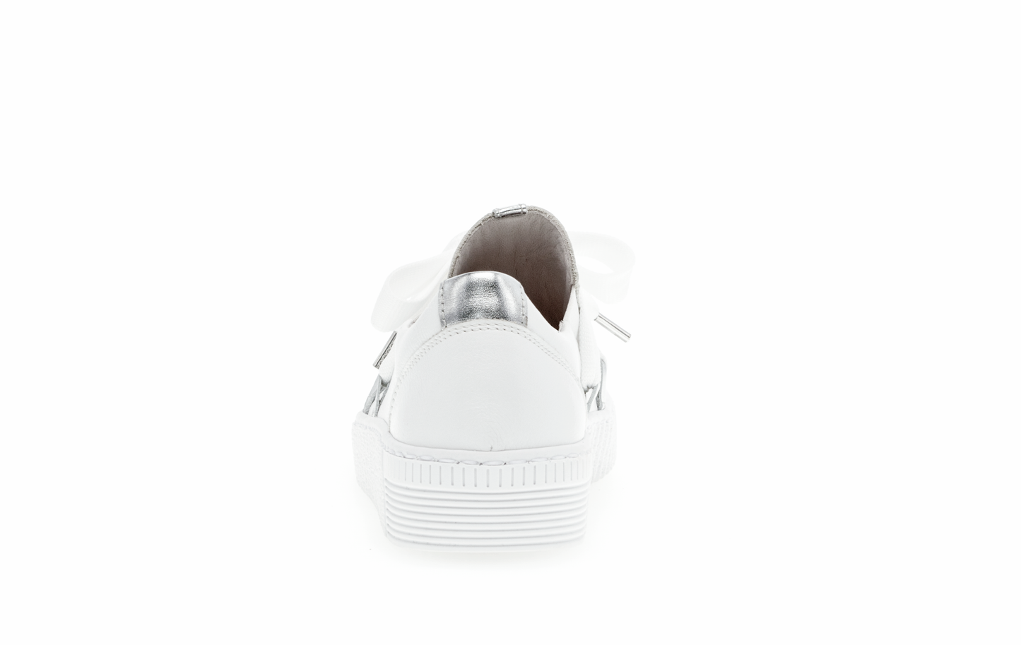 Gabor 03.333.21 White & Silver Elastic Trainers