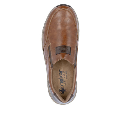 Rieker 03354-23 Peanut Brown H Fit Slip On Shoes