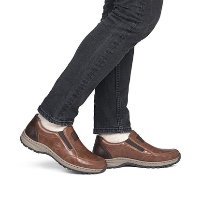 Rieker 03354-23 Peanut Brown H Fit Slip On Shoes