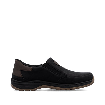 Rieker 03365-00 Black H Fit Slip On Shoes