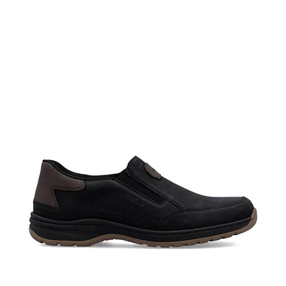 Rieker 03365-00 Black H Fit Slip On Shoes